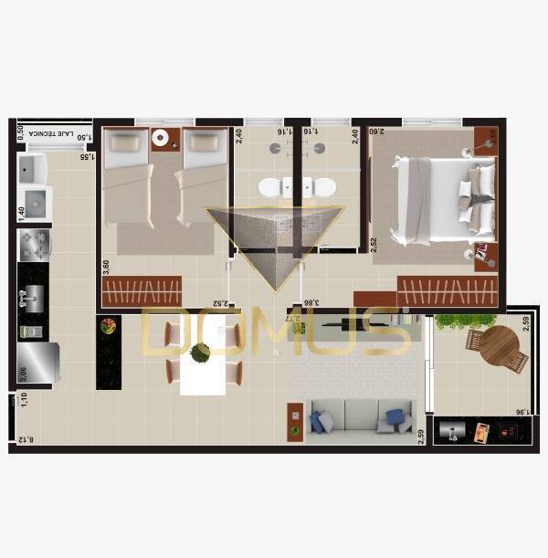 Apartamento, 2 quartos, 67 m² - Foto 6